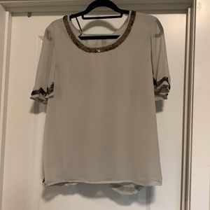 BKE boutique sequin top - NWT